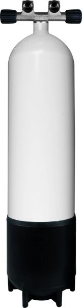Stahlflasche 12 Liter kurz / T-Ventil