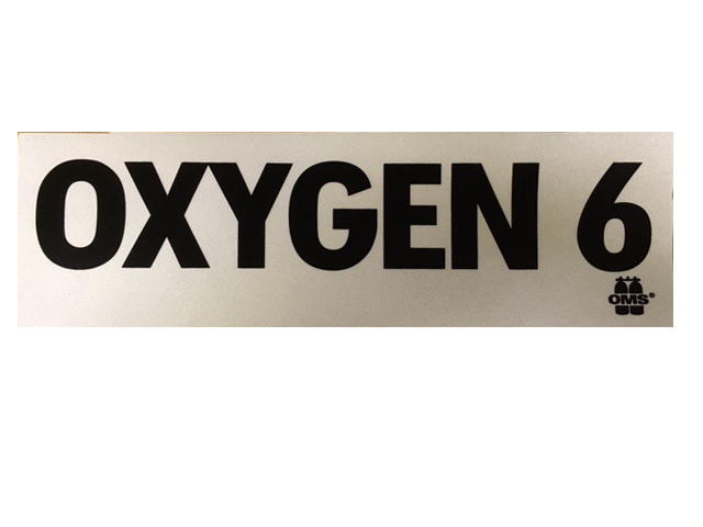 OMS Aufkleber Oxygen 6